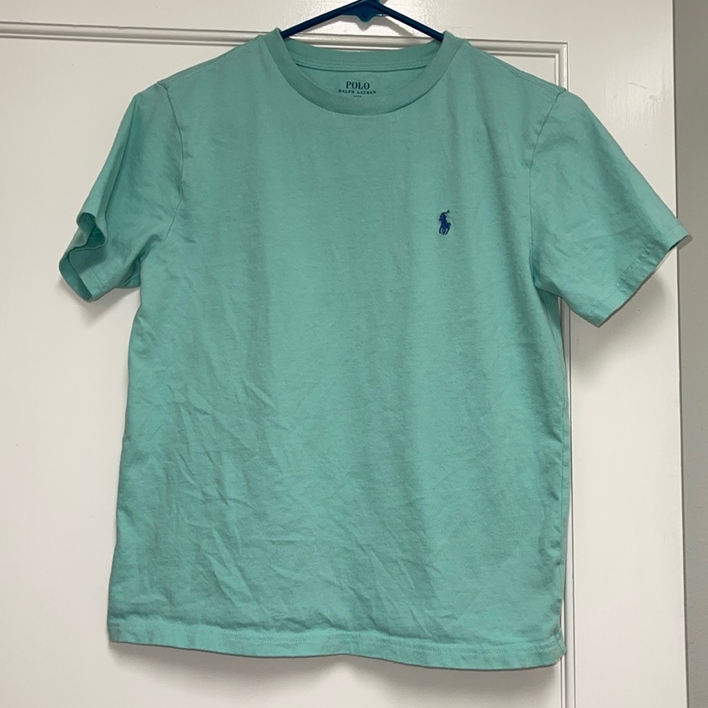 Boys Polo Ralph Lauren aqua tshirt